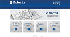 Desktop Screenshot of mattronics.com.au